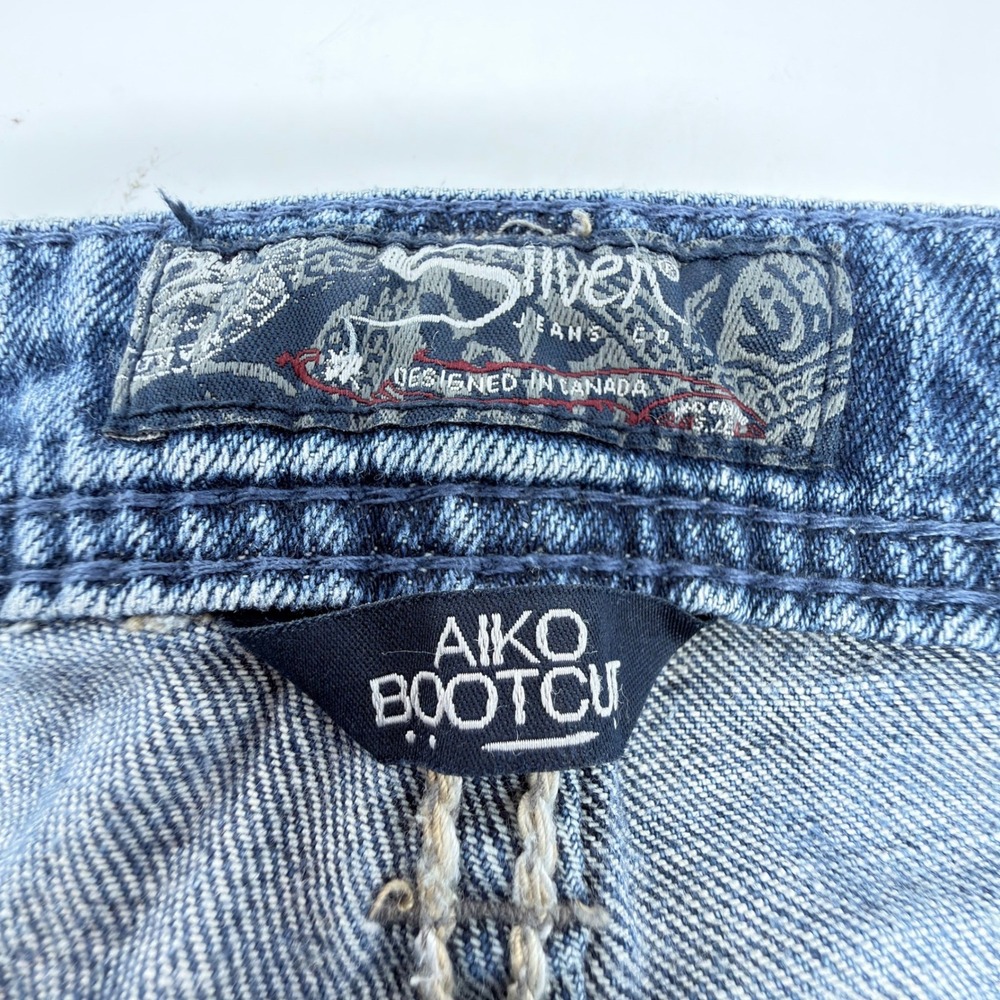 Silver Jeans Co Aiko Bootcut Jeans Womens W33 L31 Medium Wash Thick Stitch - Picture 3 of 5
